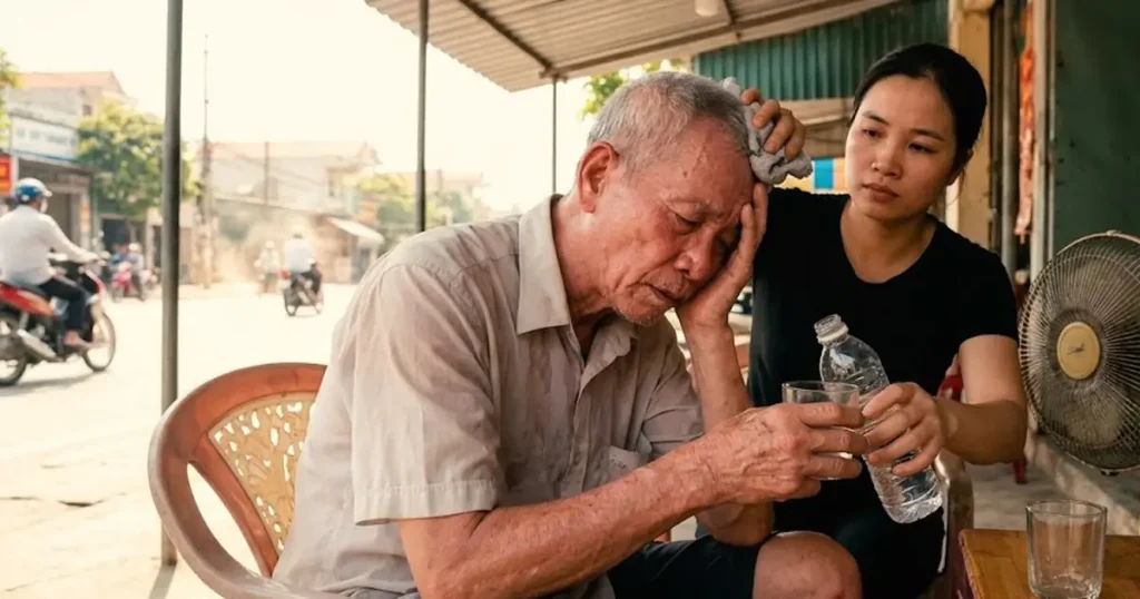 Nắng nóng kéo dài ảnh hưởng thế nào đến trẻ em và người cao tuổi? 2 Nang nong keo dai anh huong the nao den tre em va nguoi cao tuoi 2